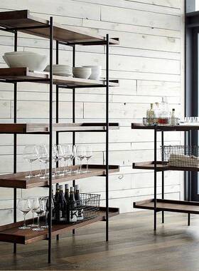 复置式铁艺物21543架客厅落多层书架美式户型展示架家地小用陈列