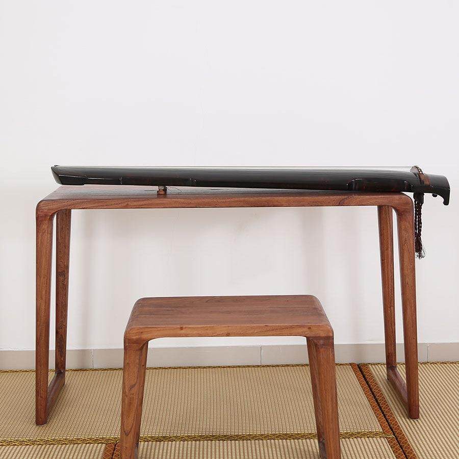 老榆木古桌实木古古琴桌凳共LUM鸣琴桌琴中式琴专用桌桌书桌琴一