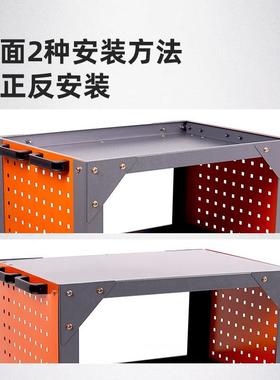 重型工具cc加厚三层万向轮收纳车车547车间物料n转小推周车