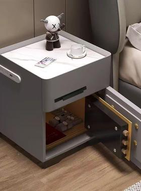 智能头柜箱多功能一体保险柜简GNJ约卧室床保客厅险移动方形保险