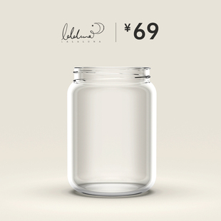 玻璃隔水炖盅 霂月小钟瓶养生壶LH2301配件