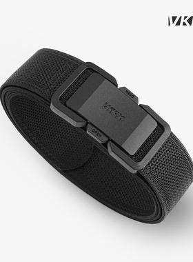 加长合金窄款直穿自动快脱插扣弹力腰带休闲通勤可剪调松紧皮带