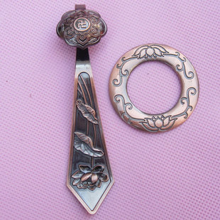 速发缘斋意禅修佛具禅修祖衣袈裟三衣如沐扣搭衣钩缦衣勾古铜色缦