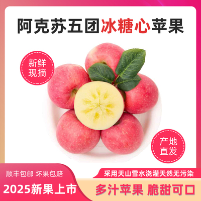 苹果阿克苏五团沙河镇冰糖心