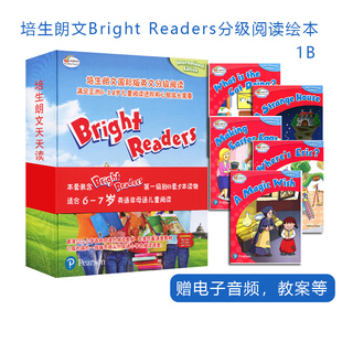 1B盒装 5本 小学课外读物阅6 原版 1下册 Readers 7岁儿童Level 赠ppt音频课件 进口培生朗文小学英语明星系列分级阅读绘本Bright