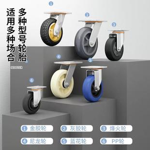 静音手推车钢制推车拉货折叠平板车小拖车搬运车超市仓储厂家优惠