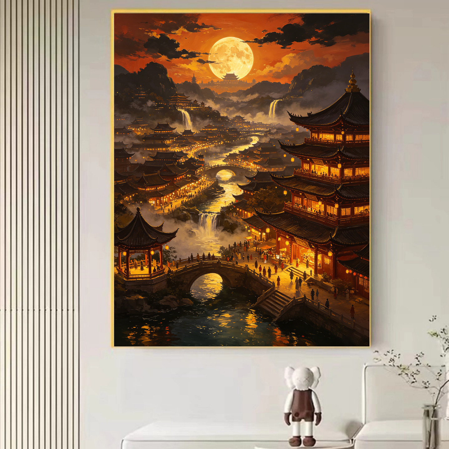 2026新款钻石画盛世大唐中国风手工diy带框贴画5d十字绣客厅风景