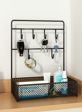 速发进门口鞋柜上收纳玄关摆件置物挂家居饰品架架桌面收纳盒