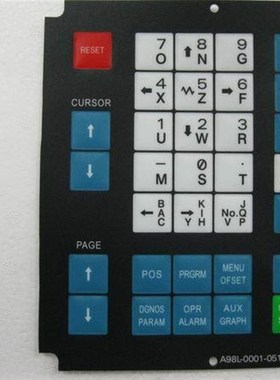 速发FAUC操作面板按-膜A8L-0001键1508#T机床按键/面板/面皮