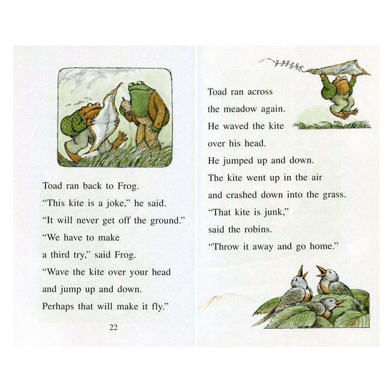 速发全新 青蛙和与蟾蜍是好朋友英文4册 Frog ad ad e frieds