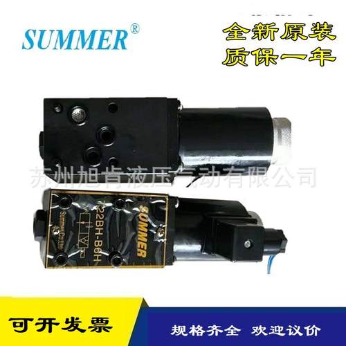 原装SUMMER电磁换向阀T22BH-B6H 电压AC220V 110V夹轨器专用