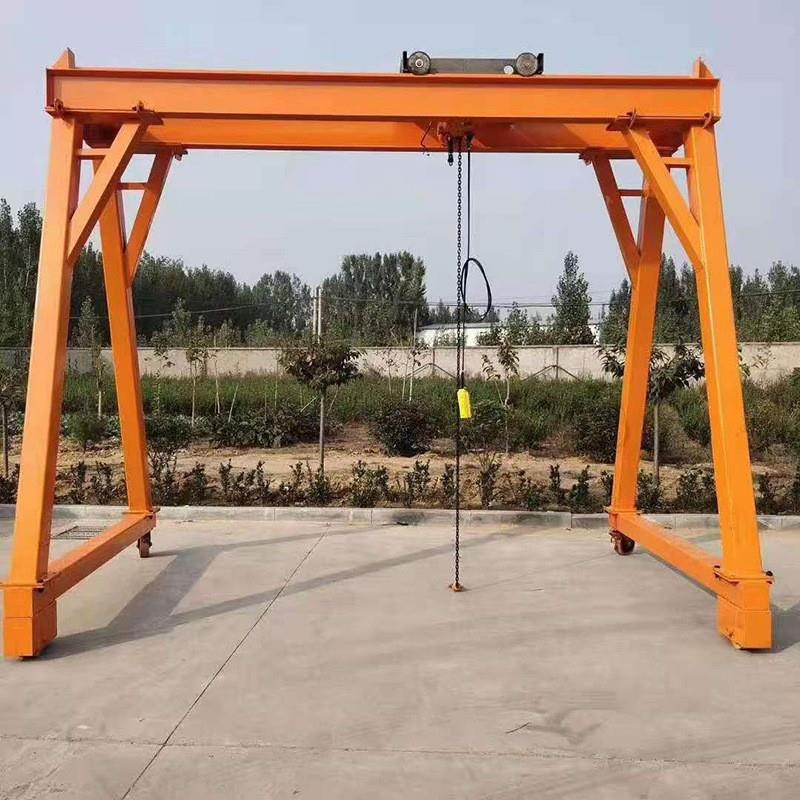 移拆动龙门门架360°万向转可卸可折叠龙门架旋手推动电动龙架起