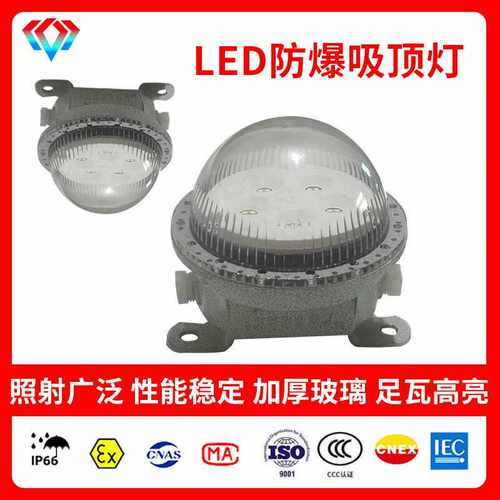 迅驰（CENINO）led吸顶防爆灯三防灯工厂灯厂房车间圆形防爆灯QS-