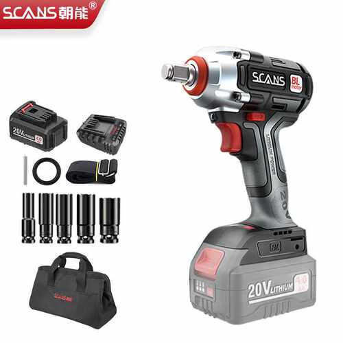 朝能（SCANS）20v无刷电动扳手SC4180-7汽修架子工冲击扳手五金风
