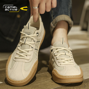 网面透气阿甘休闲鞋 骆驼动感男鞋 运动德训鞋 春夏季 情侣 2026新款