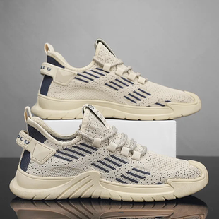 2026新款 户外运动休闲鞋 夏季 网面透气跑鞋 潮 薄款 德国骆驼动感男鞋