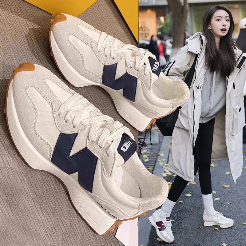香港小蛮腰阿甘鞋女2024春秋季新款软底透气运动鞋百搭老爹鞋真皮,女鞋,时尚休闲鞋,淘宝优惠券,粉丝福利购,淘宝优惠卷