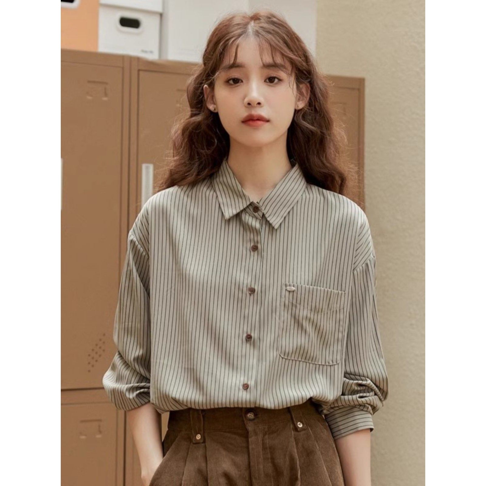 法国Rixo Kelly文艺复古简约条纹衬衫上衣高级感百搭洋气减龄小衫,女装/女士精品,衬衫,淘宝优惠券,粉丝福利购,淘宝优惠卷