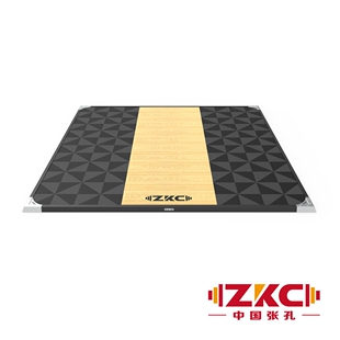 张孔举重台运动锻炼健身器材30mm厚木橡胶垫减震深蹲训练硬拉台