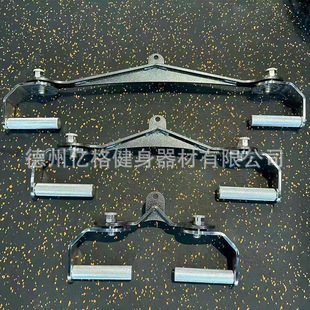 可调节旋转360°拉背健身把手龙门架高低拉背把手防滑健身房专用