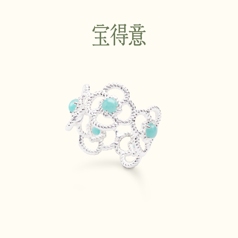 宝得意戒指高级感轻奢小众情侣