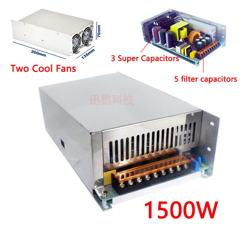 S-1500-24恒压直流电源 DC24V1500W工控设备马达电机led开关电源
