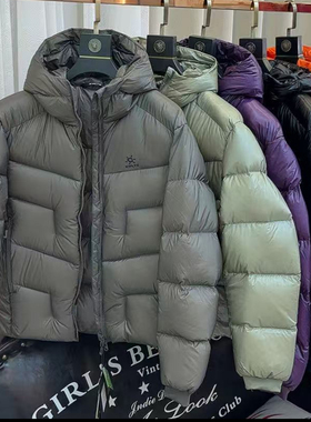 面包羽绒服极地拒水新国标白鸭绒5000GT外套男女绒轻量化保暖抗寒