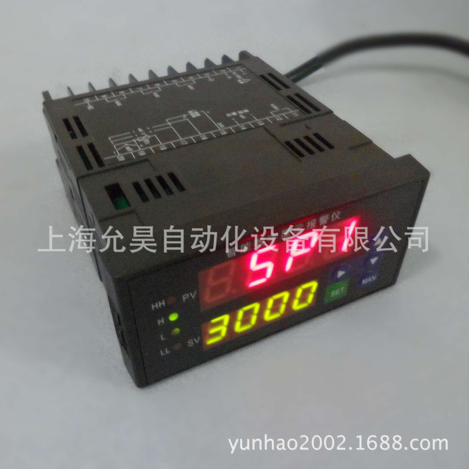 PY9100智能压力数显仪表220VAC两路继电器报警输入输出4-20mA控制