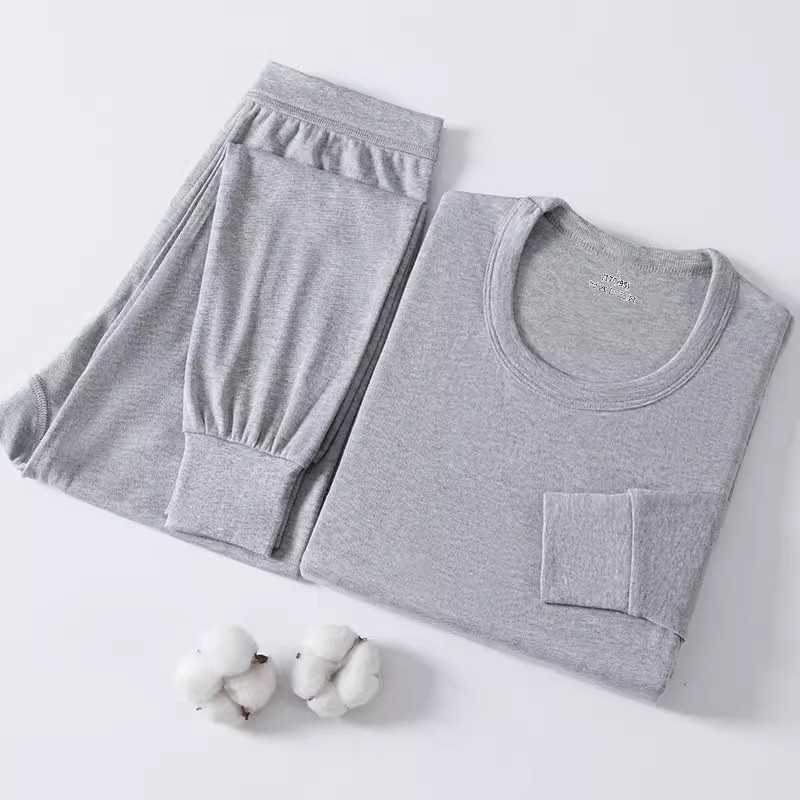 男士秋衣秋裤套装秋冬中青年保暖