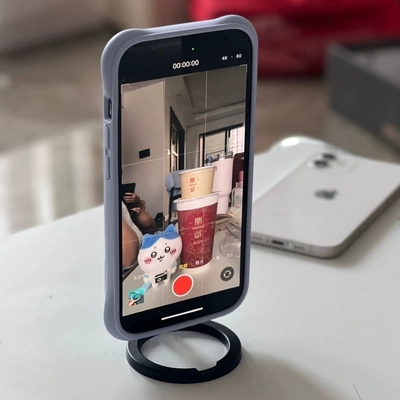 磁吸手机支架桌面背贴指环赖人