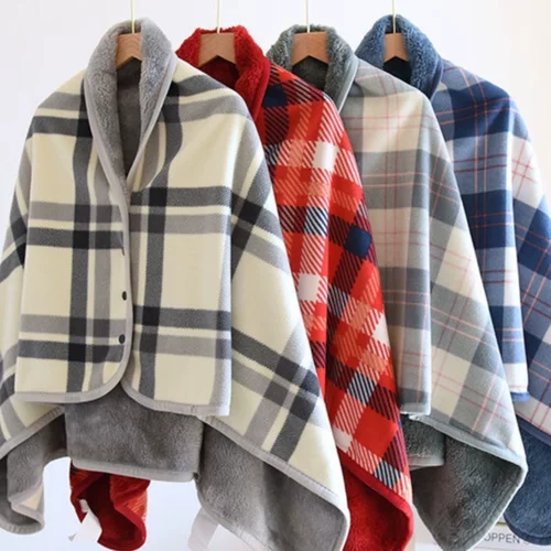 颈肩保暖披肩秋冬护颈加绒加厚