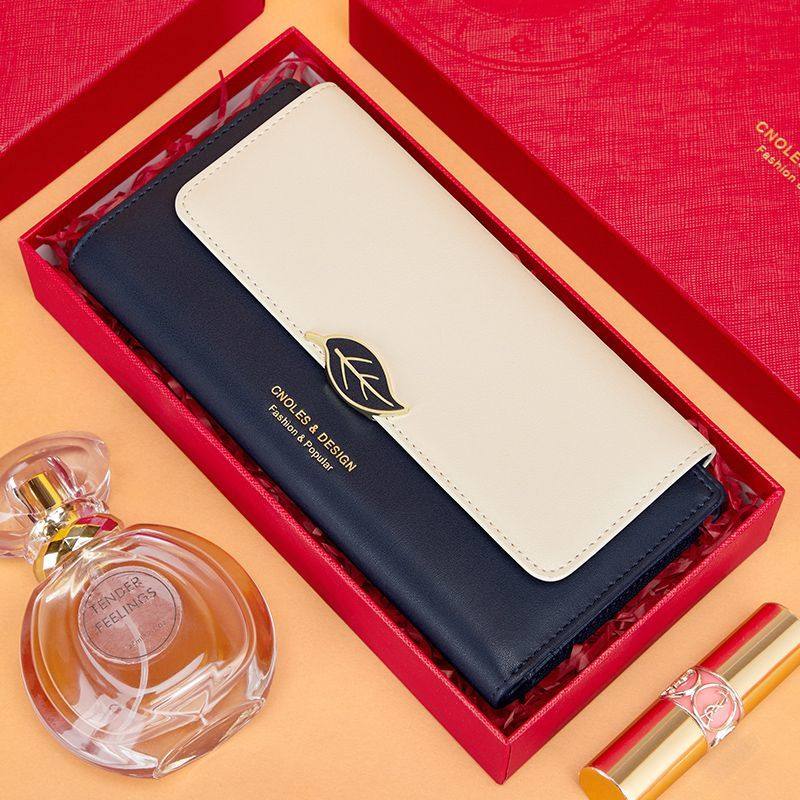 Cnoles2025新款高颜值女士手拿钱包爆款大容量卡包送女朋友老婆