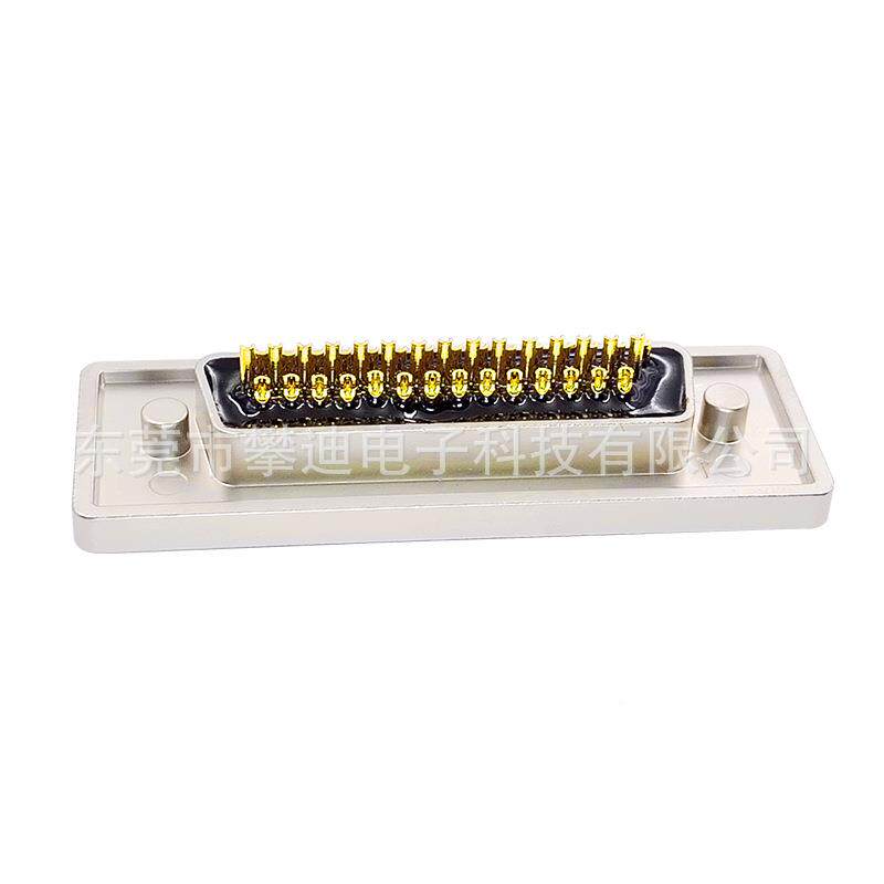 ip67d-ub连接器D4B4母s头转接头焊线式44p金属防水in串口连接器