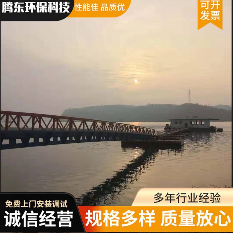 山区水库大型摇臂栈桥式取水泵船