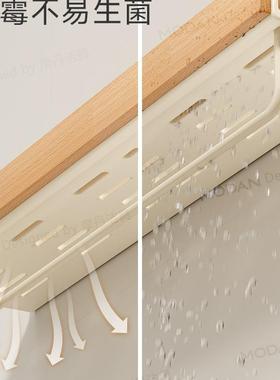 原木油风浴JBQ室卫生间置物架免打孔壁漱挂式沥厕所洗台墙奶上水