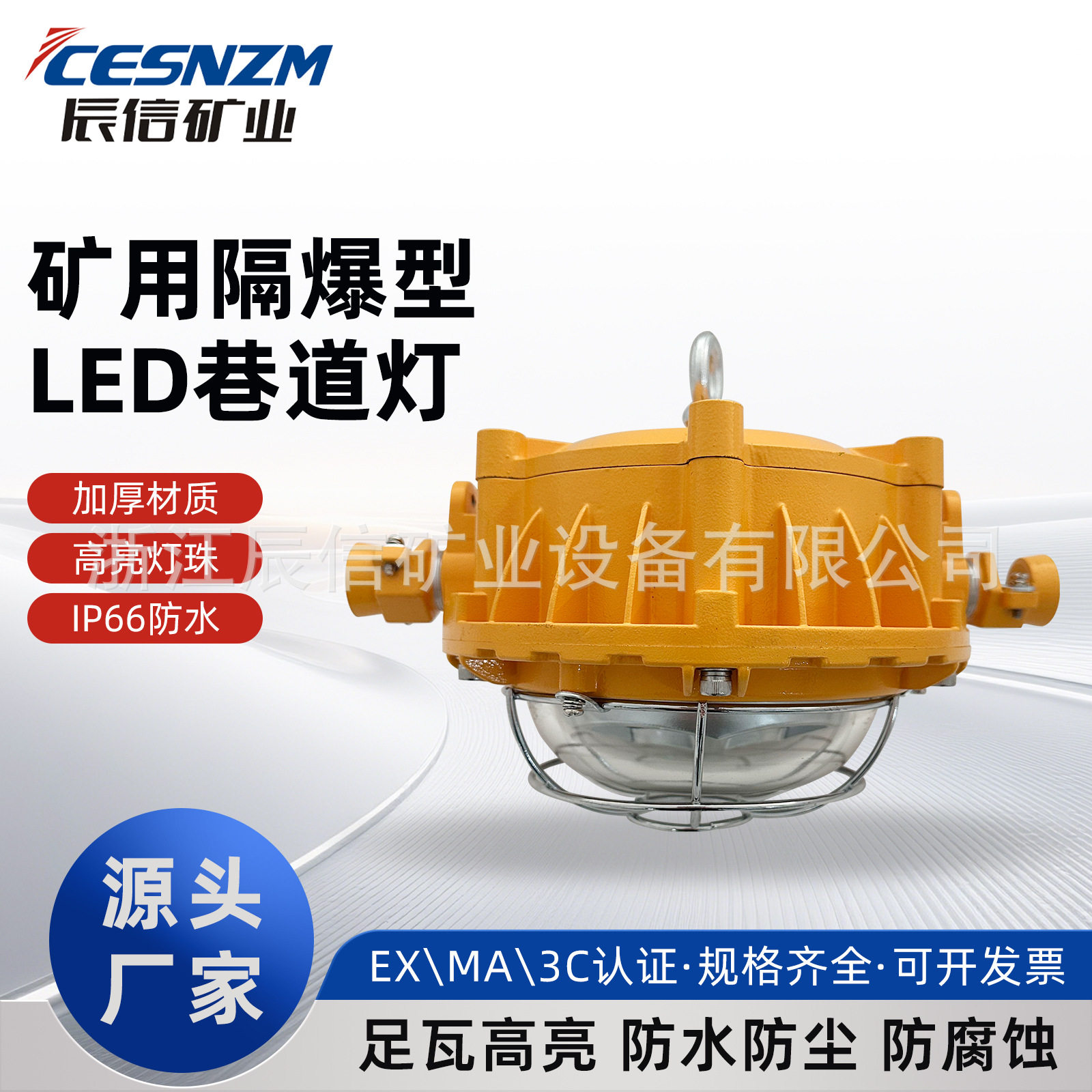 MA 认证 DGS 系列矿用隔爆型 LED 巷道灯 煤矿井下专用照明灯