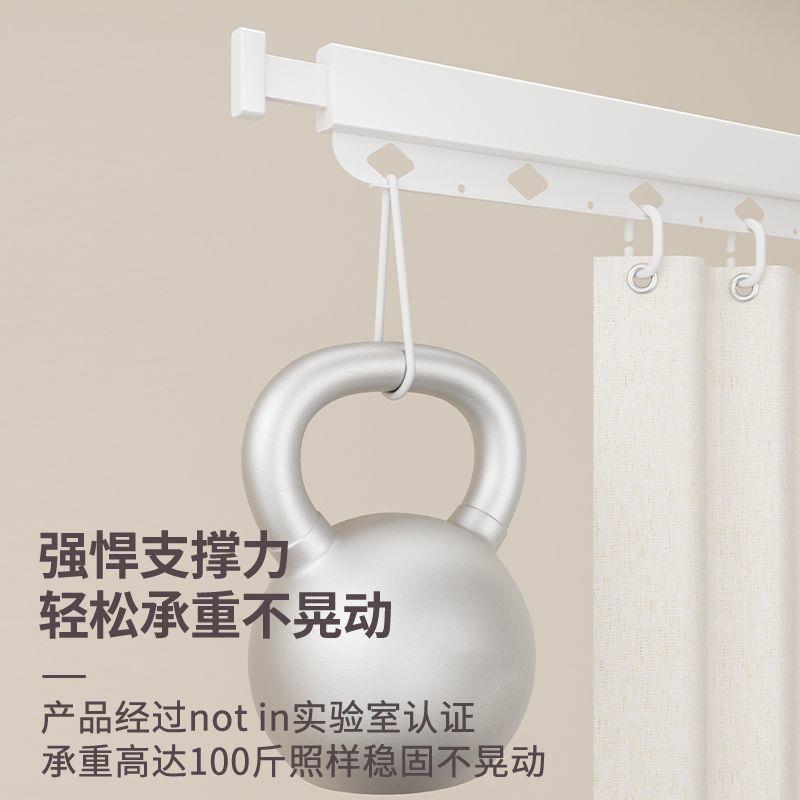 ezq折叠浴室卫浴帘生间隔断帘打T6QydiYh孔洗澡免干湿分离淋浴加