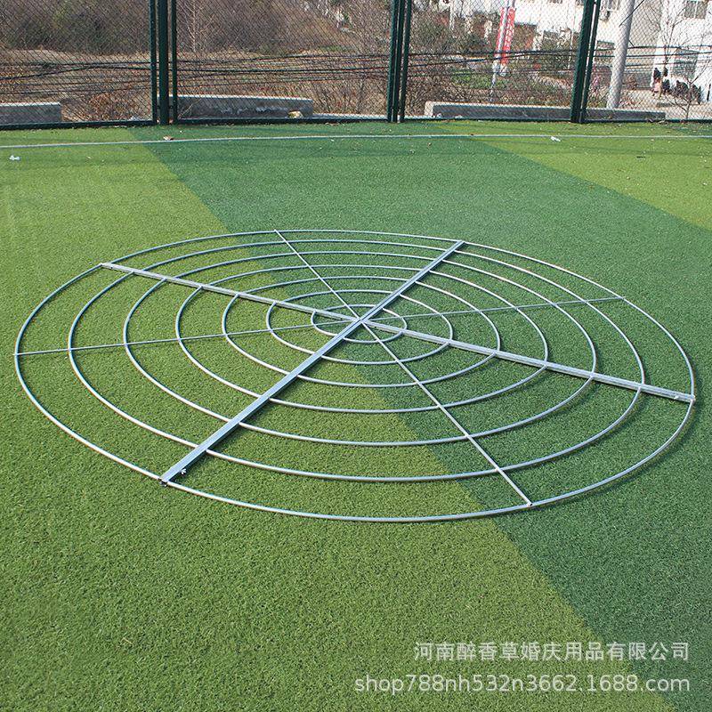 新款婚庆吊zxc-43顶环铁艺线帘五层圆环置婚礼布吊顶纱装饰圆道具