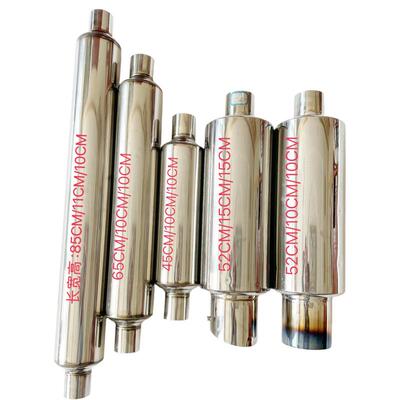 家厂直供排气管04不锈钢2.AAF53.0英寸汽车通用3排气管消声款器