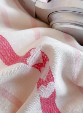 全A类母婴级色套织提JJ-02080花棉四件日式简约风纯纹棉水洗棉条