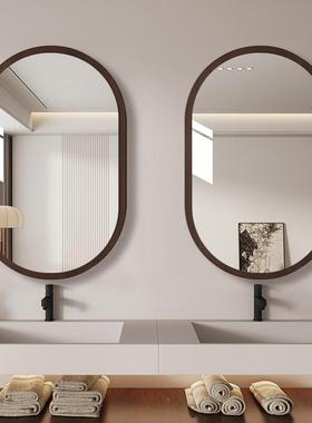 古浴复室镜贴墙自粘卫生间洗面台中古化妆VKO镜免打孔子身镜挂墙