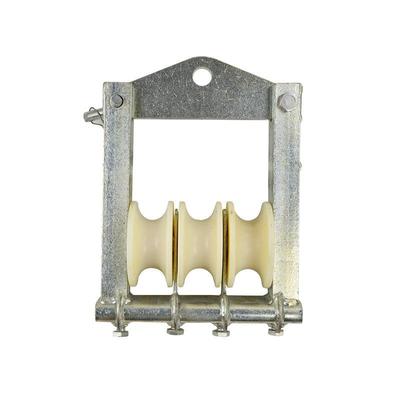 线电力施工槽钢三轮朝滑架轮空输电路线缆天滑子HYT三轮放线滑车