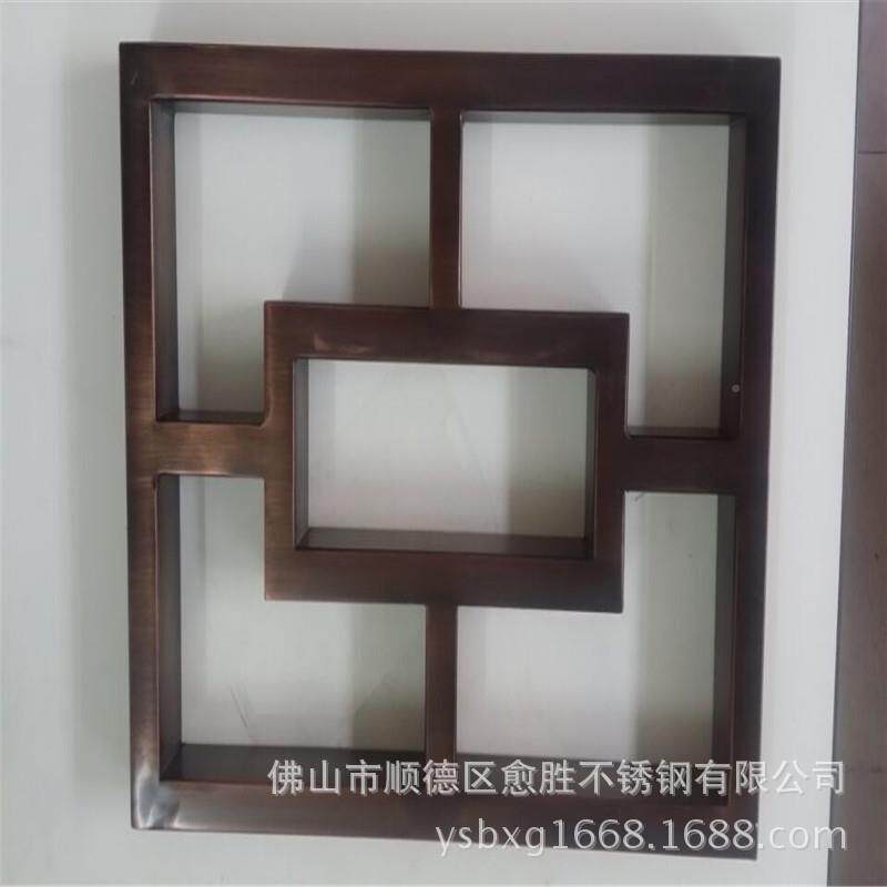 宴ADB会厅管焊接玫瑰不锈金钢屏风矩形管方无焊拼接缝不锈钢花格