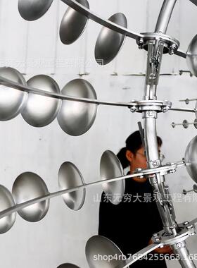 型不锈钢动夜光版风雕塑室内办公室建筑f1106-10广场大标志动性可