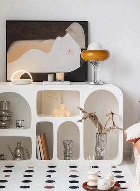 穴柜白色展示柜柜子RMV落地置物洞柜陈列立柜体书架窄电极视柜