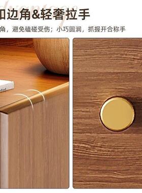 实小木床头柜全实木型公分极窄卧柜家用KQU室公分床超窄边夹缝柜