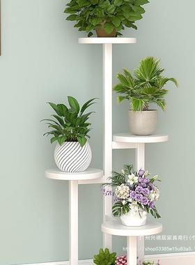 客厅铁艺花架DJX子阳落盆地地式花架多肉绿萝花架室内台多层落置