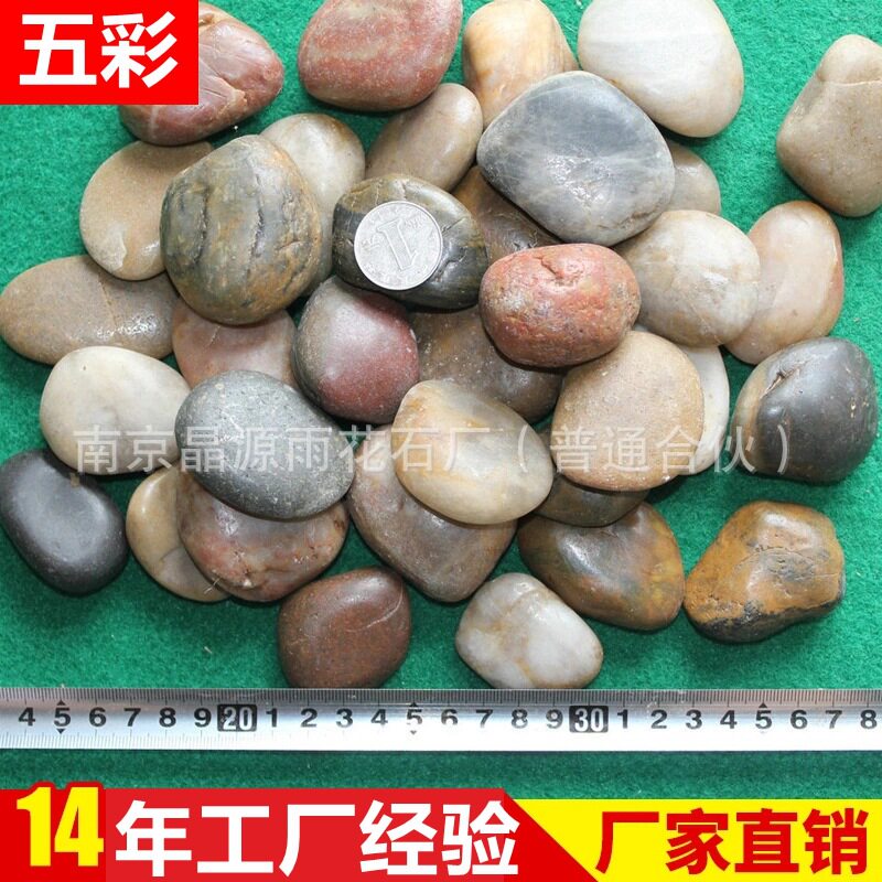 南京天然五彩园林铺路鹅卵石