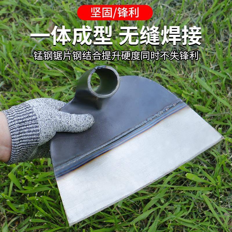 kt锄头用种头菜农用锄草挖土开荒除草钢锄家农具高猛多功能kt7号