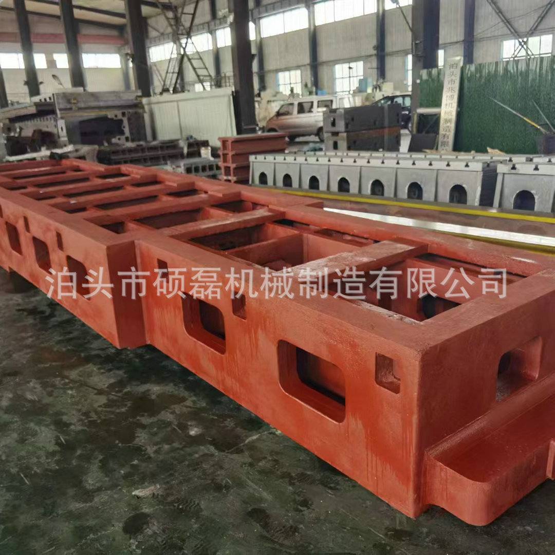 大型机床铸件龙门床身铸造铸钢件球墨铸铁车床工作台机床铸件